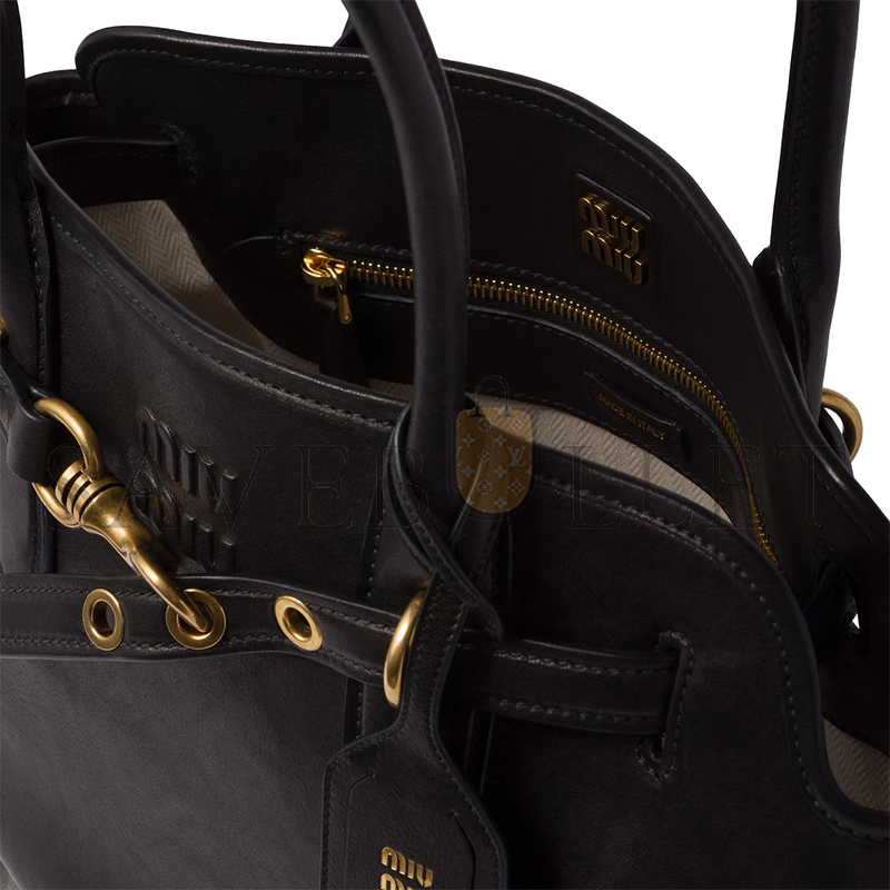 MIU MIU AVENTURE NAPPA LEATHER BAG 5BG291 (40*31*13cm) MIU MIU AVENTURE NAPPA LEATHER BAG 5BG291 (40*31*13cm)